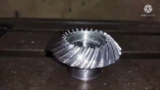 spiral Beval Gear Teeth 25 (Contact Me for Spiral Beval Gear Calculation Kuldeep Panchal 8285054624)