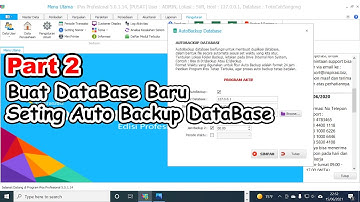 [IPOS5 T2] langkah awal menyiapkan ipos 5, membuat database , setting auto backup database biar aman