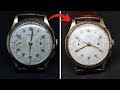 Restoration of a 1940's 18ct Gold SUISSIE Chronograph Watch