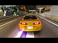 Loud 748hp big turbo toyota supra  nos  assetto corsa  moza r9 gameplay