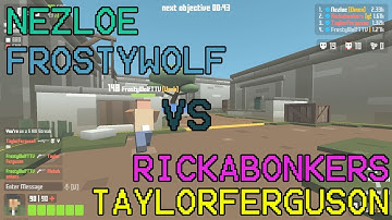 Krunker | Nezloe & FrostyWolf vs Rickabonkers & TaylorFerguson