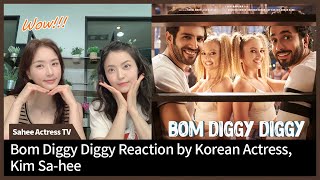 Bom Diggy Diggy (VIDEO) | Zack Knight | Jasmin Walia | Reaction by  Korean Actress, Kim Sa-hee