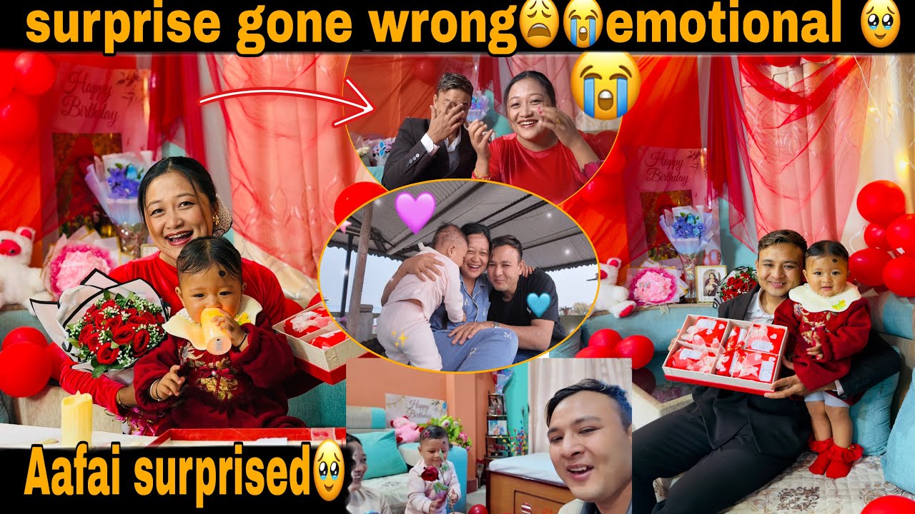 BUDA LAI SURPRISED GARXU VANEKO ULTAI AAFAI PO SURPRISE VAIYO 😭🥹XORI SANGAKO BEST MOMENT 🥹✨