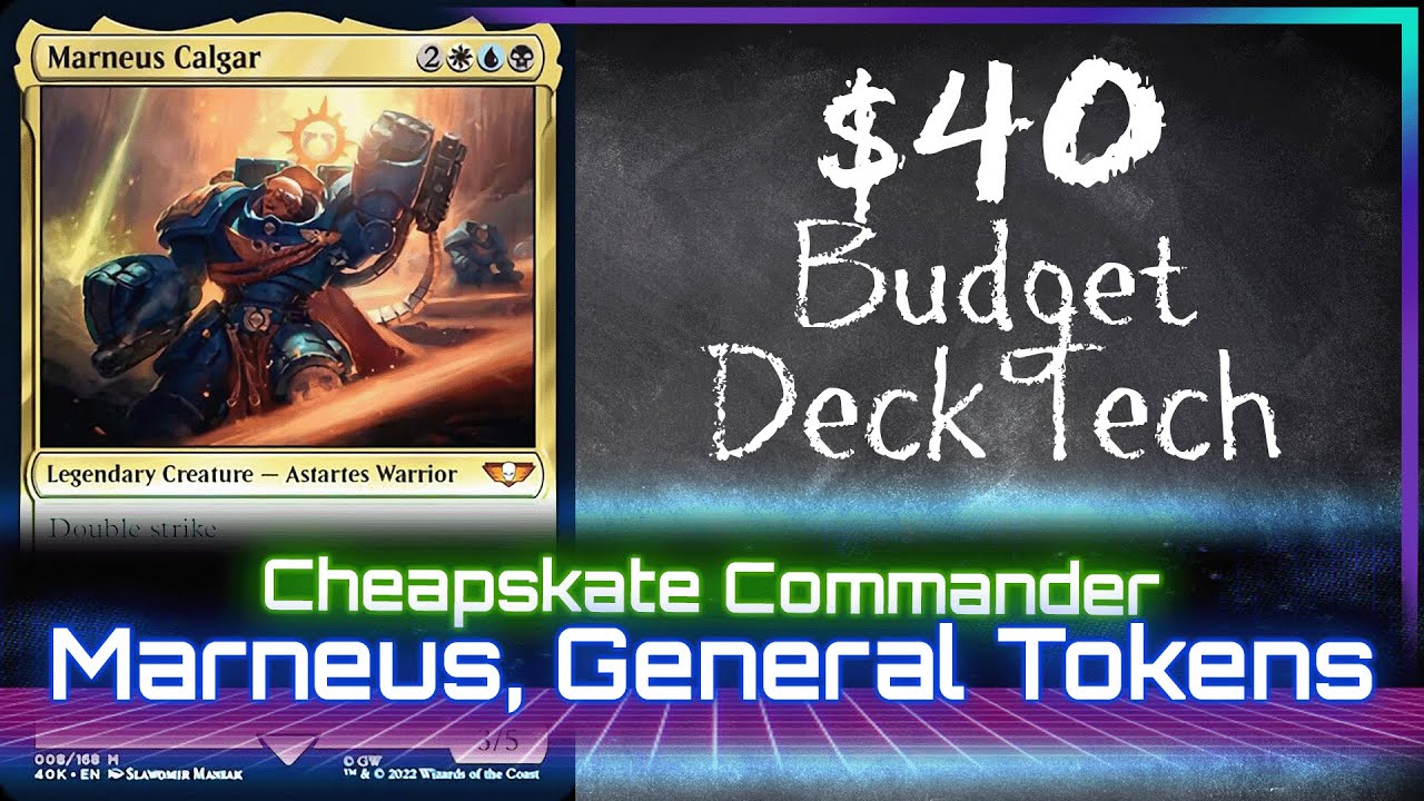 Marneus General Tokens EDH Budget Deck Tech Magic The Gathering