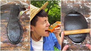 Can balloons be eaten? |Chinese Mountain Forest Life And Food #MoTiktok #Fyp