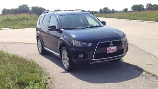 2010 Mitsubishi Outlander SUV 3rd row SE moonroof leather cuv