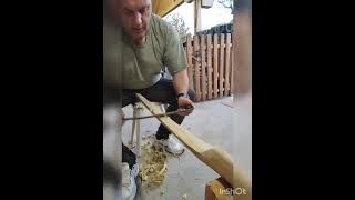 HOW TO MAKE ACACIA WOOD BOW. STEP BY STEP