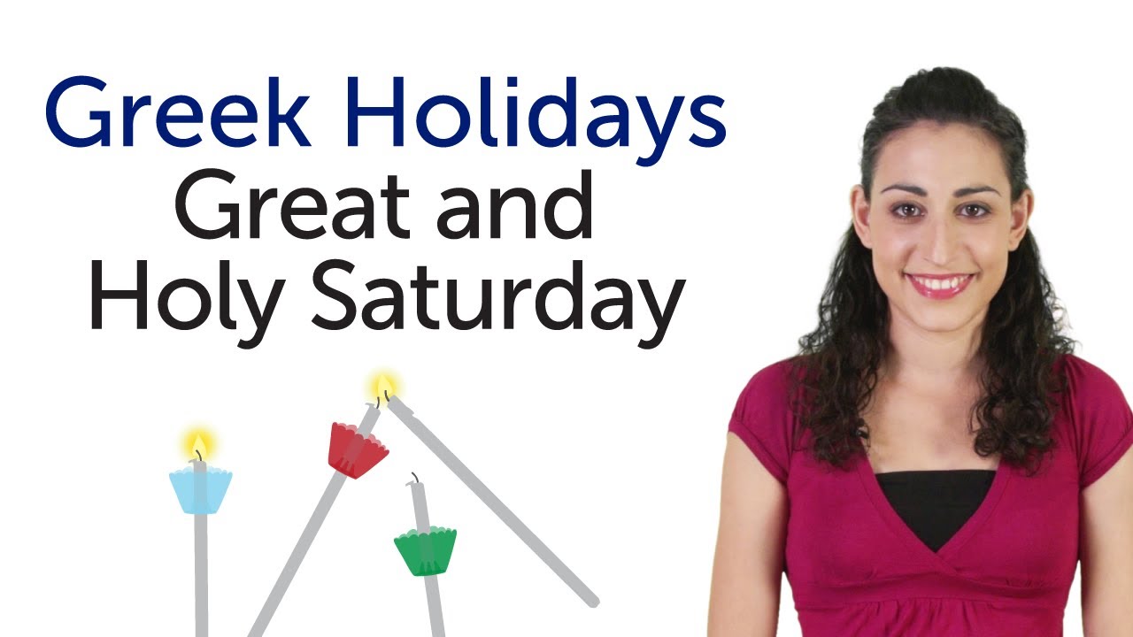 ⁣Learn Greek Holidays - Great and Holy Saturday - Μεγάλο Σάββατο