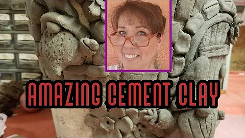 DIY Amazing Cement Clay😊 #cementclay #papermache #papercrete #gnomehouse