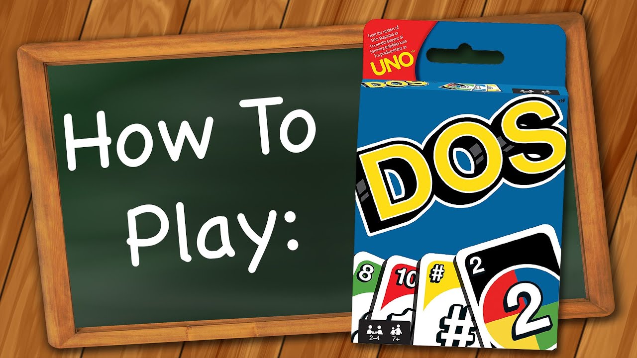 DOS - Spielregeln TV (Spielanleitung Deutsch) - MATTEL GAMING (UNO Original) KARTENSPIEL