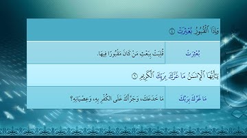 97- سورة الانفطار - شرح غريب القرآن - تقديم عماد بن أنور الديب