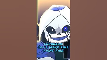 who is stronger goku super Saiyan infinity vs error404 #shorts #sansau #undertaleau #error404 #goku