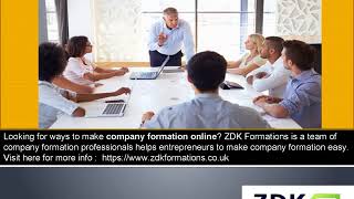 Company Formation Agents | Incorporate Limited Company | ZDKFormation