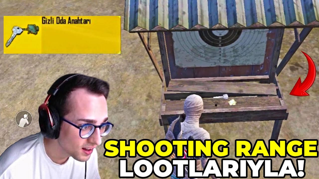 SHOOTING RANGE LOOTLARIYLA WIN ALMAK! (GİZLİ ODA ANAHTARI ÇIKTI) PUBG MOBILE