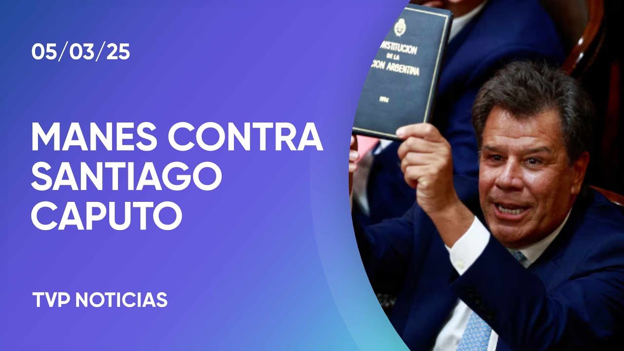 Facundo Manes denunció a Santiago Caputo por amenazas coactivas