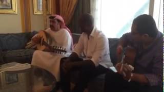 احد ابطال fast & furious  تايريس جبسون في ضيافة المطرب الاماراتي ميحد حمد