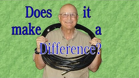 Does Coax Length Make a Difference? (082a)