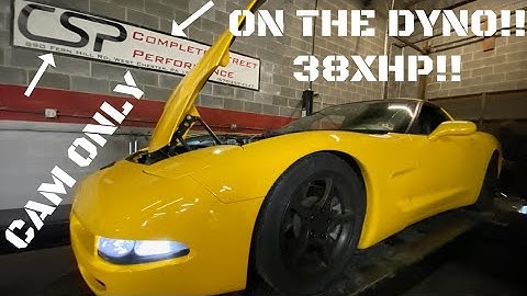 C5 Corvette Dyno Results at CSP - BTR Stage 2 CAM!!