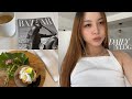 Autumn diaries reading fashion magazine morning and night routine fine dining  slow living vlog