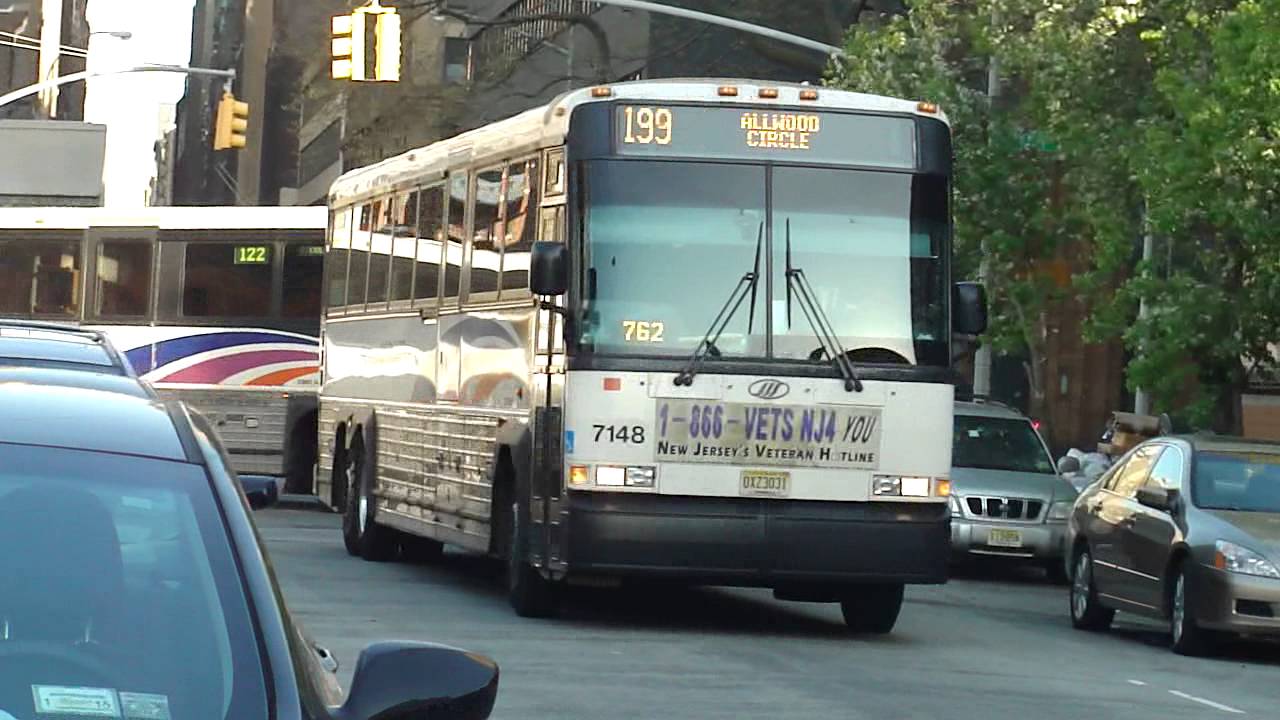 NJT/DeCamp MCI D4000 & D4500CL Routes 166, 33, 199,& 122