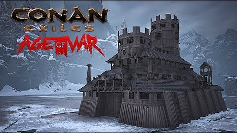NEW Aesir Fortification Building Set. How To Build A Viking Fort - Conan Exiles Age of War