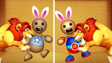 Lion vs 2 Buddyman | Kick the Buddy vs Buddyman Kick 2 Android Gameplay 2021