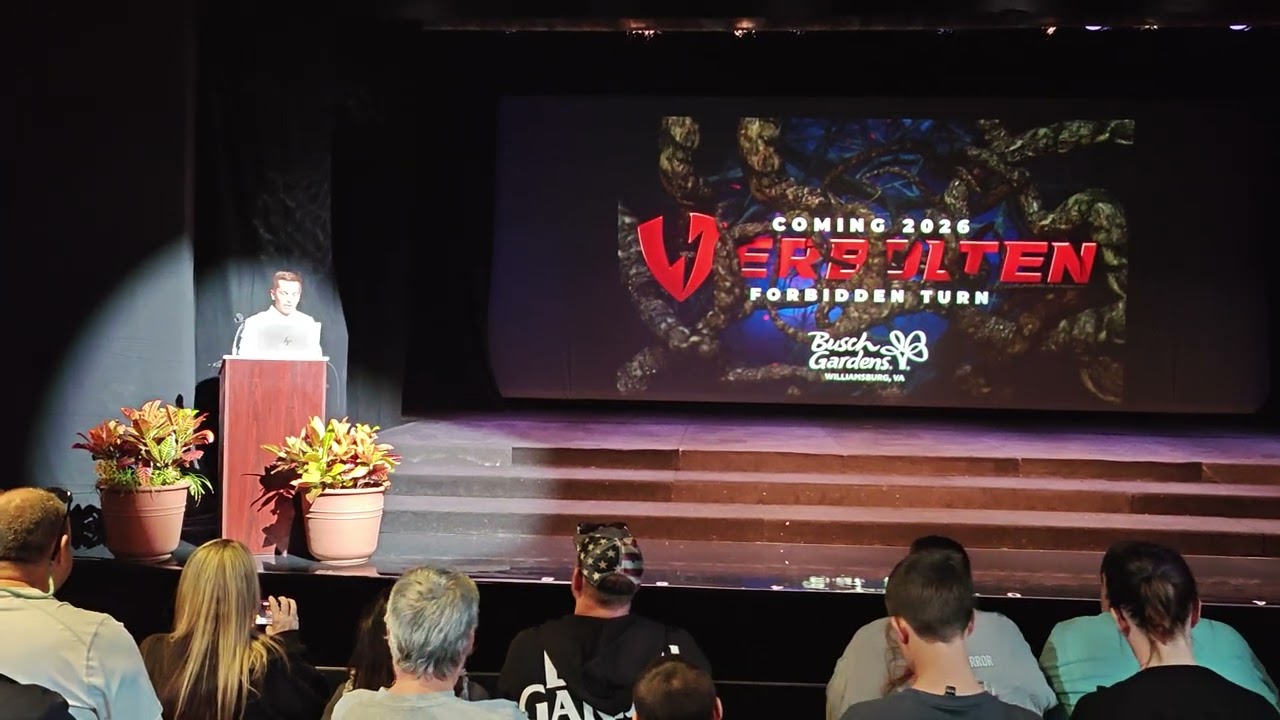 Busch gardens Williamsburg retheming Verbolten 