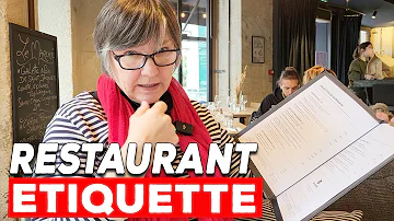 10 Things To KNOW about Restaurants ETIQUETTE in Paris