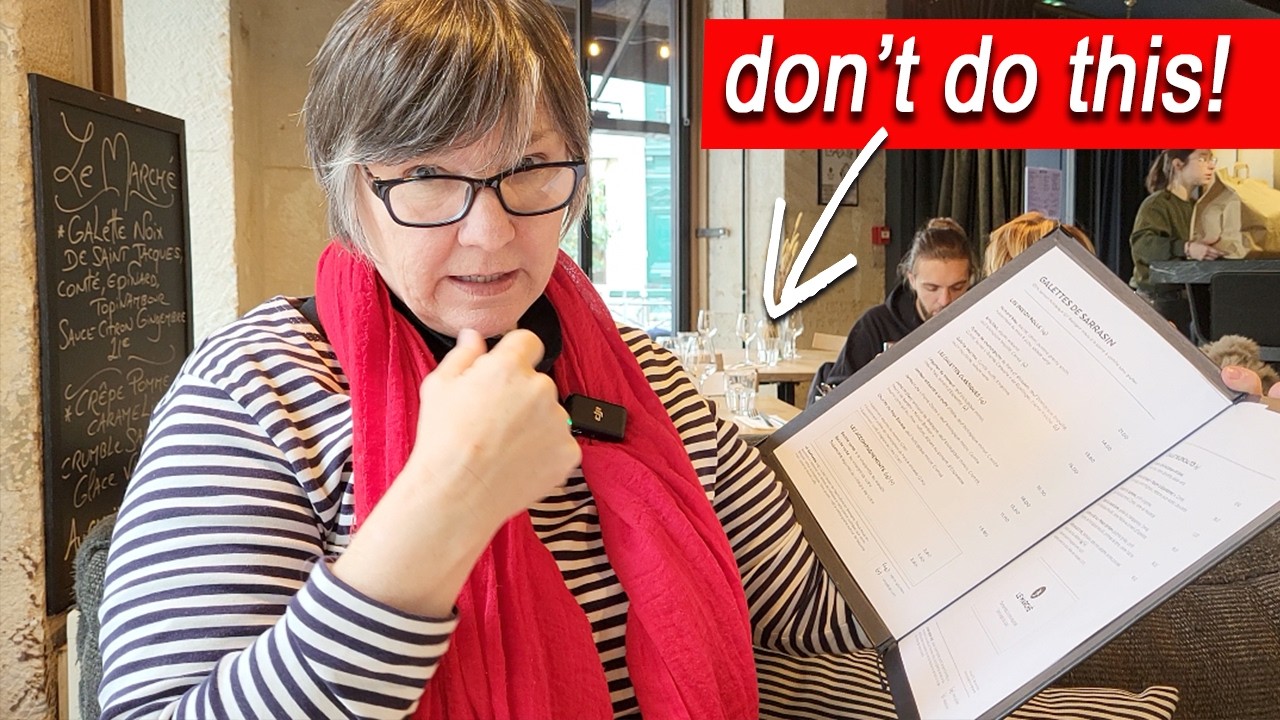 10 Things To KNOW about Restaurants ETIQUETTE in Paris YouTube
