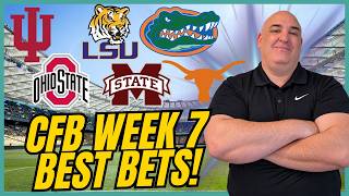 CFB Week 7 Big Game Best Bets: Ohio State vs Indiana | LSU vs Mississippi St | Texas vs Florida