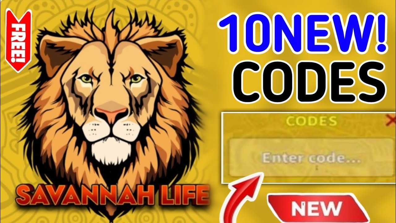 💥 SECRET CODES 💥 SAVANNAH LIFE CODES 2026 - SAVANNAH LIFE ROBLOX CODES 