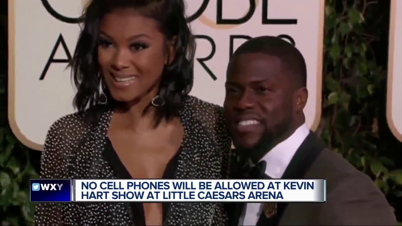 No cell phones allowed during Kevin Hart show at Little Caesars Arena -  YouTube