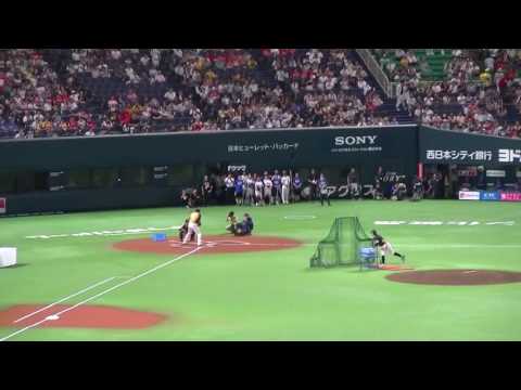 2016マツダオールスター第1戦 ホームラン競争1回戦 柳田悠岐選手応援歌