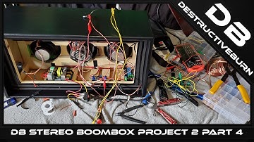 DIY Stereo Boombox Project 2 Part 4 - Electronic Layout Design Part 1