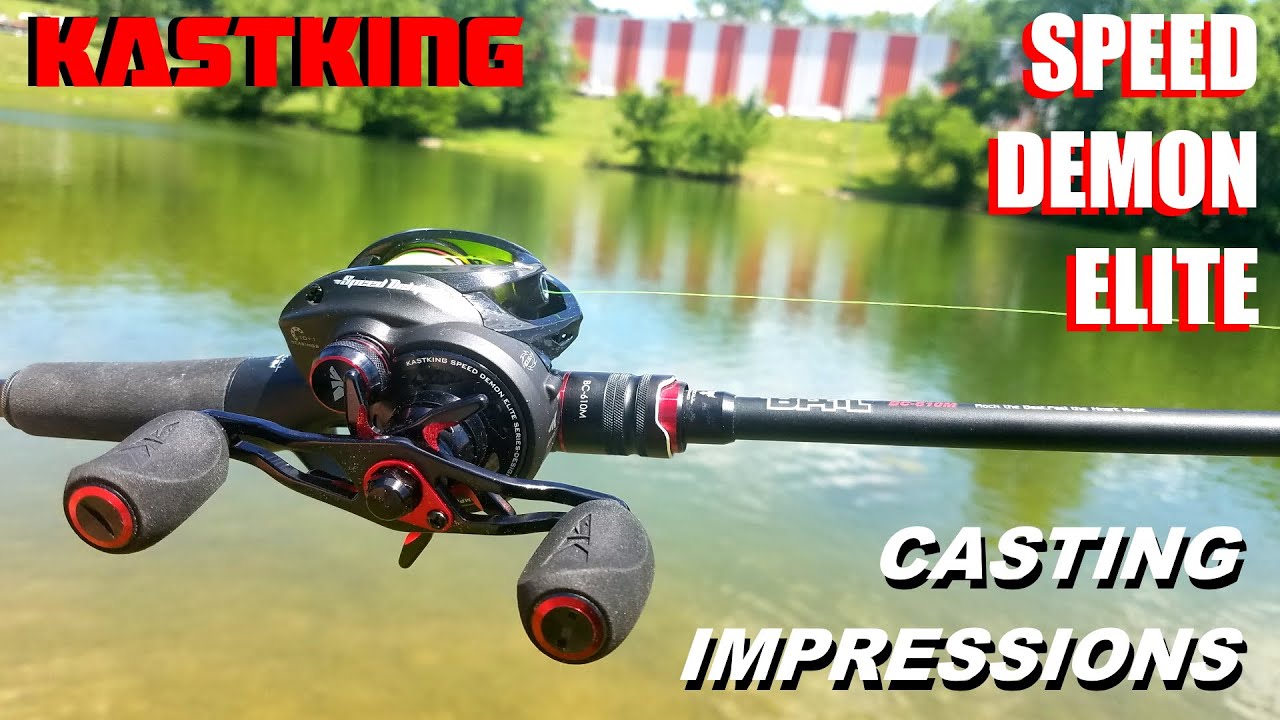 KASTKING Speed Demon Elite 10.5:1 ratio on the water CASTING