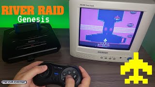 River Raid Remaster - Mega Drive Gameplay - CRT