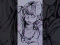 「ちょっとイッてる女が好み」正真正銘の相思相愛。 #イラスト #創作 #漫画動画 #アナログ #illustration #mangaart