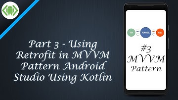 Part 3 - Using Retrofit in MVVM pattern in Android Studio using Kotlin