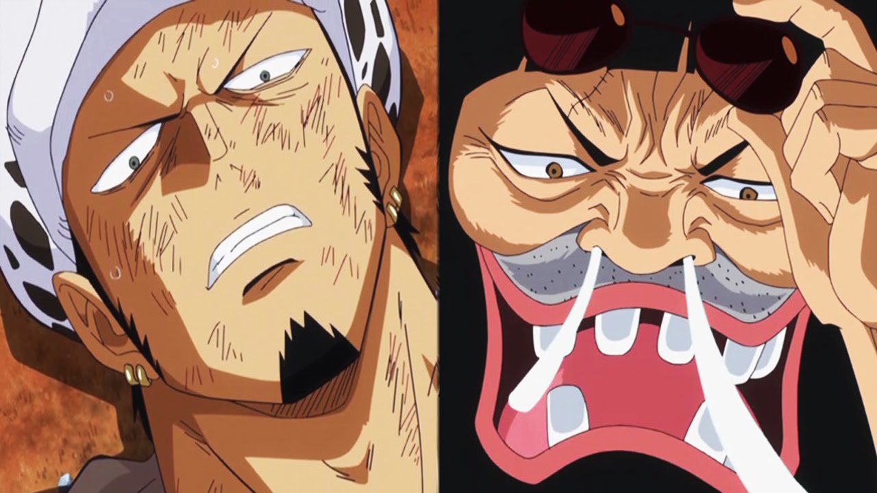 One Piece Episode 724 ワンピース Anime Review Trafalgar D Water Law Vs Trebol Youtube