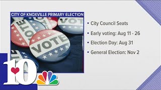 Early voting begins in less than a month for Knoxville primary election