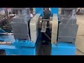 Electric pole pipe clamp bending and manufacturing machine