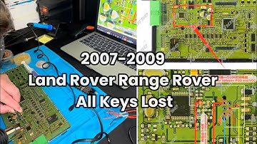 LAND ROVER RANGE ROVER ALL KEYS LOST CEM MODULE VVDI PROG VVDI 2