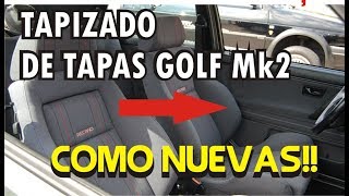 Cómo Tapizar La Tapas De Las Puertas De Un Golf Mk2 Restauración