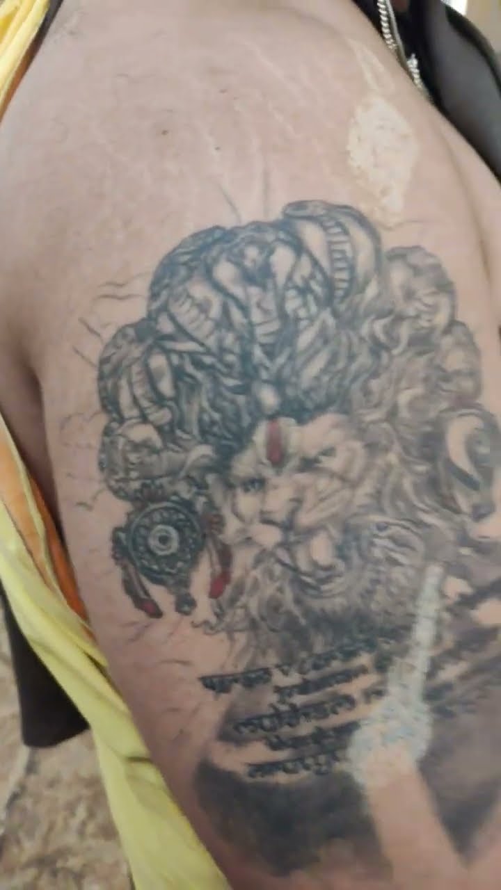 Update more than 66 angry narasimha tattoo best  incdgdbentre