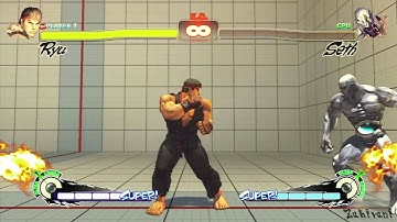 Ryu Shinku & Metsu Hadoken Short Combo [SSF4 AE]
