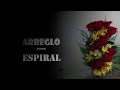 Arreglo Floral de Forma Espiral con Rosas - Full Arreglos
