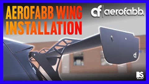 Aerofabb Competition Series Rear Wing Kit INSTALLATION | VW MK7/MK7.5 GTI-R