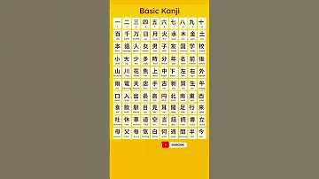 Japanese Kanji Easy Kanji Learningjapanese Kanjilearning 