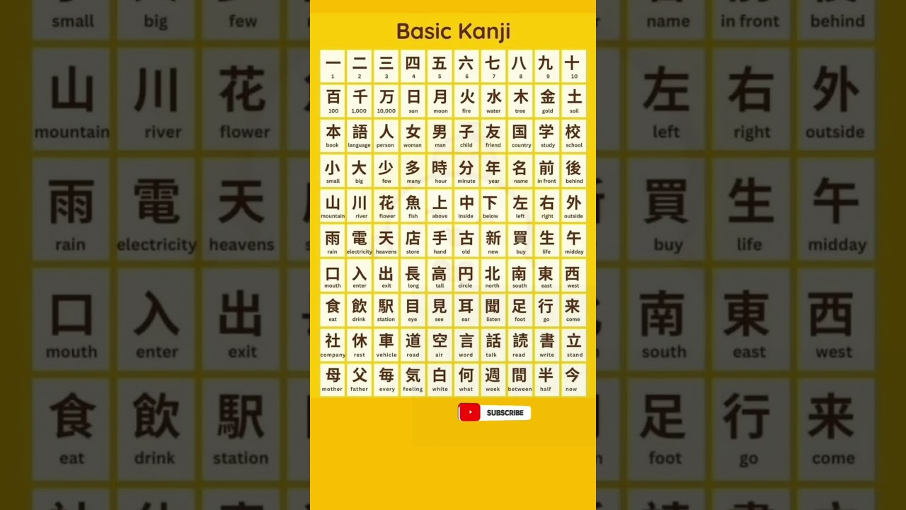 Japanese Kanji 😲🇯🇵👆 Easy #kanji #learningjapanese #kanjilearning