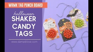 WE R MEMORY KEEPERS TAG PUNCH BOARD - Halloween Candy Tags